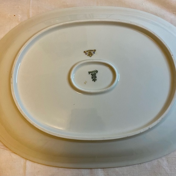 H&C Bavaria Germany Heinrich Frolic Floral Pattern Gold Trim HTF 14” XC Vtg - Picture 3 of 7